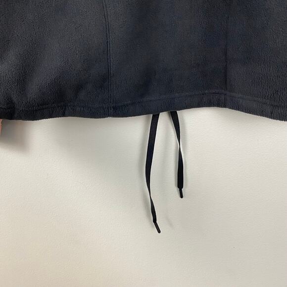 All in Motion Black Brushed Pullover Sweater‎ Henley Snap Neck Size Large - Picture 5 of 11